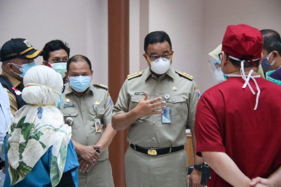 Anies Sebut ICU di Jakarta Sudah Terisi 94 Persen