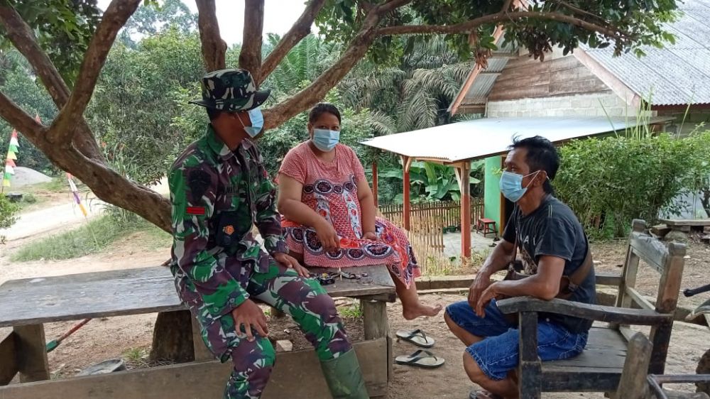 Satgas TMMD Rutin Anjangsana dengan Warga Bukitberingin