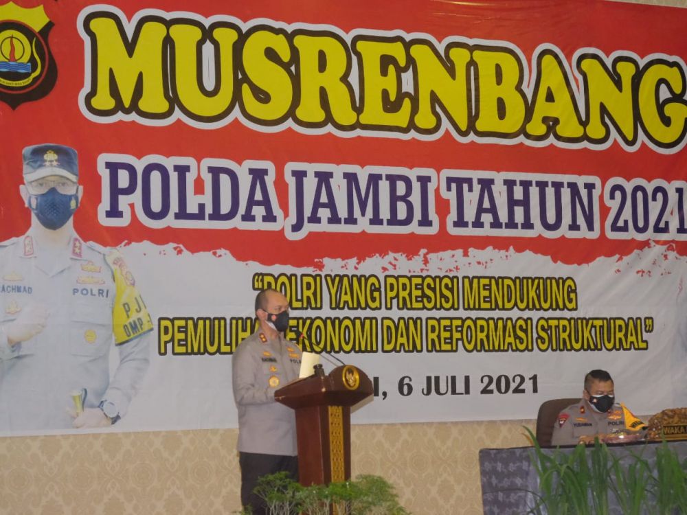 Buka Musrenbang Polda Jambi, Rachmad Beberkan Tantangan Polri