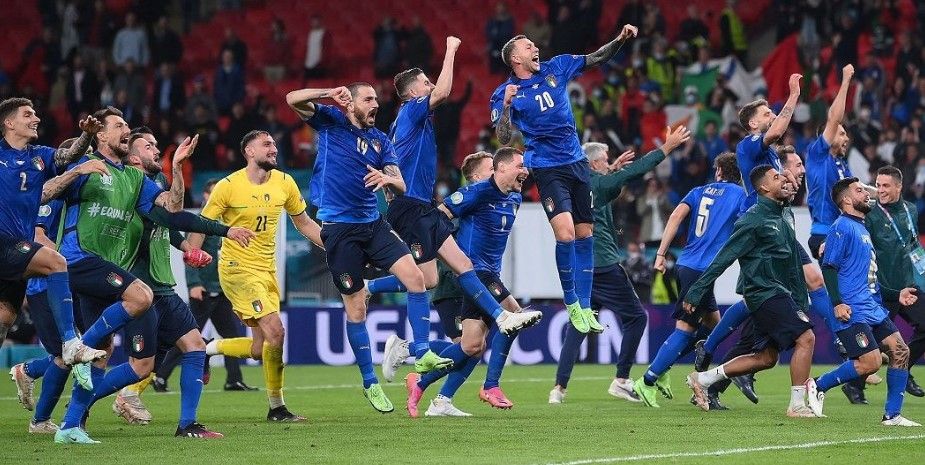 Hasil Euro 2020:Kalahkan Spanyol Lewat  Adu Penalti, Italia Lolos ke Final