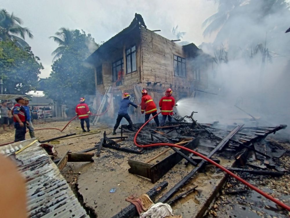 Tiga Rumah di Sarolangun Terbakar, Termasuk Rumah Pj Kades