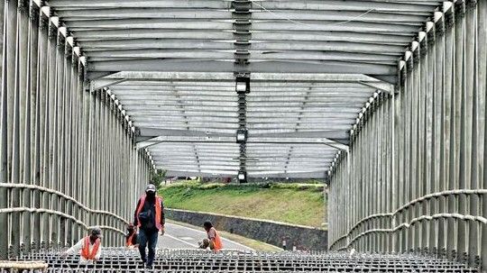 Rehab Jembatan Terkesan Asal Jadi