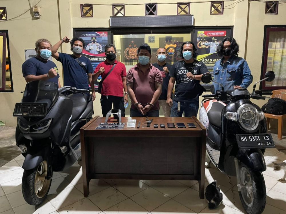 Tim Rajawali Satreskrim Polres Muarojambi Berhasil Menangkap Pencuri N-Max di Muratara Sumsel 