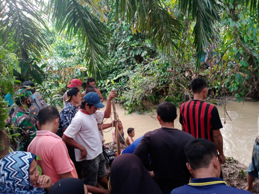 8 Jam Pencarian, Warga Dusun Seberangjaya Ditemukan Tewas