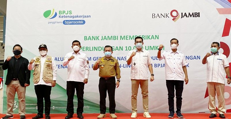 Bank Jambi Berikan Bantuan kepada 10.000 UMKM Untuk Menjadi Peserta BPJAMSOSTEK