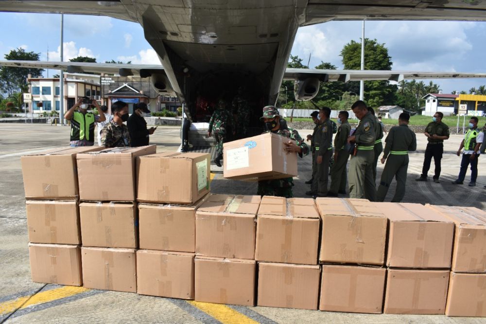 Bantuan Obat dari Panglima TNI Tiba di Jambi 