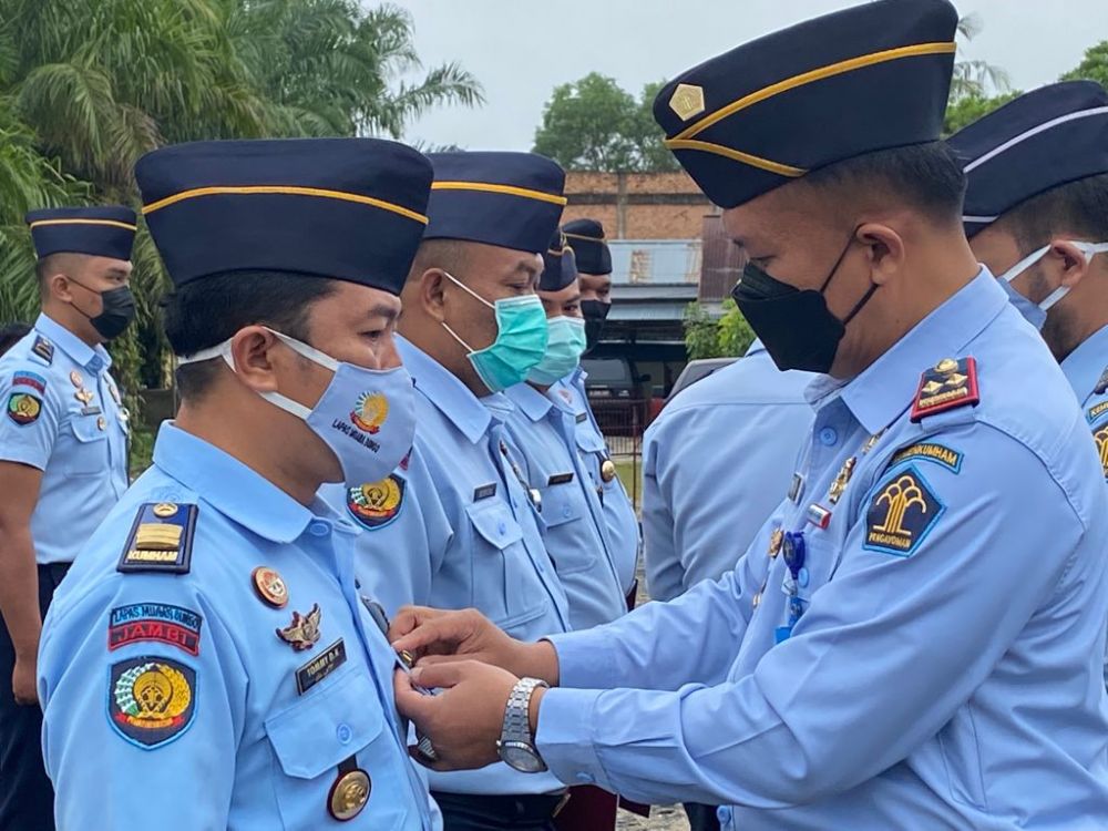 Kalapas Bungo Apresiasi 17 Pegawai Lapas, Penerima Piagam Tanda Kehormatan Satyalancana Karya Satya