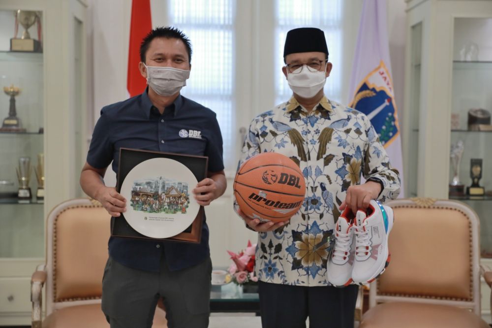 Gubernur Anies, Dukung Seri Pembuka Honda DBL di Jakarta  Fasilitasi Vaksinasi Peserta