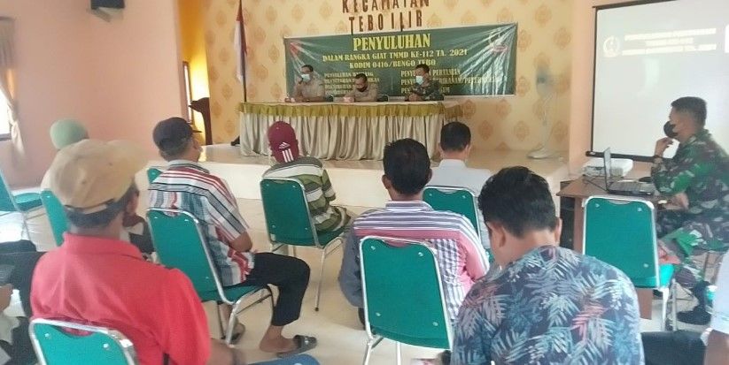 Satgas TMMD 112 Kodim Bute Bangkitkan Semangat Petani