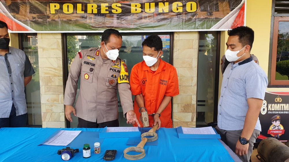 Nekat Main PETI, Tamatan SMK Ini Digaruk Polres Bungo