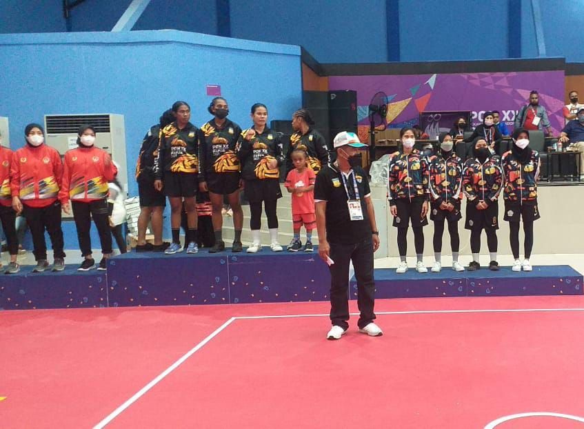 Sepak Takraw Putri Jambi Raih Perunggu di Nomor Hoop PON XX Papua 2021