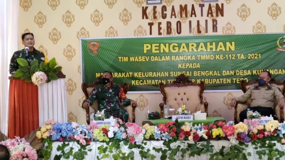 Katim Wasev : Manfaat TMMD Harus Lebih Besar untuk Warga Tebo