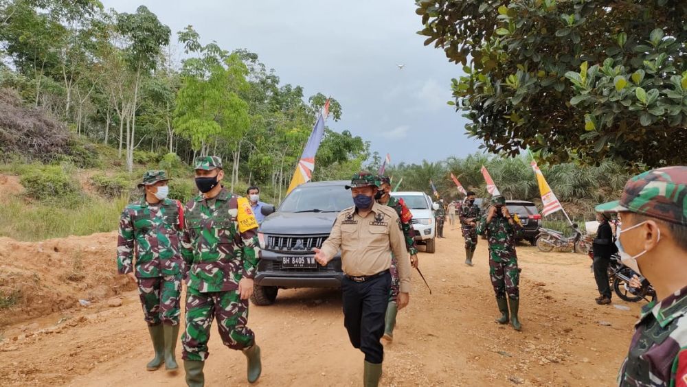 Sambut Tim Wasev, Bupati Tebo Apresiasi Program TMMD ke-112