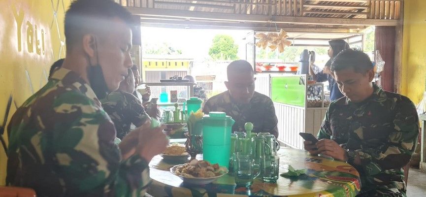 Ada TMMD 112 Kodim 0416/Bute,  Warung Buk Yati Ketiban Rejeki