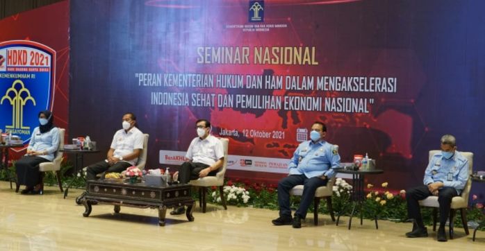 Menkumham Yasonna: Mari Berperan dalam Pemulihan Ekonomi Nasional