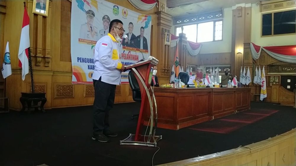 Ketua dan Pengurus KONI Tebo Dilantik