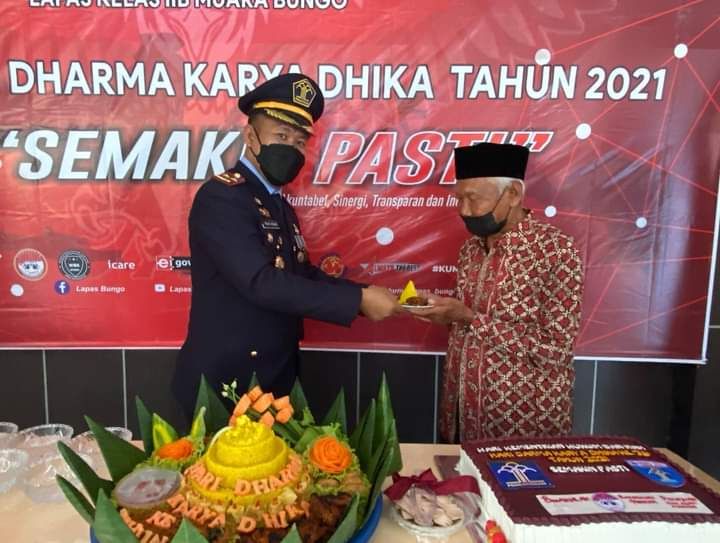 Lapas Bungo Kemenkumham Jambi Mengikuti Upacara HDKD Ke- 76 Tahun