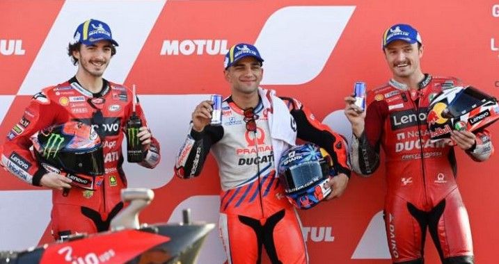 Hasil Lengkap Kualifikasi MotoGP Valencia: Ducati Kuasai Front Row