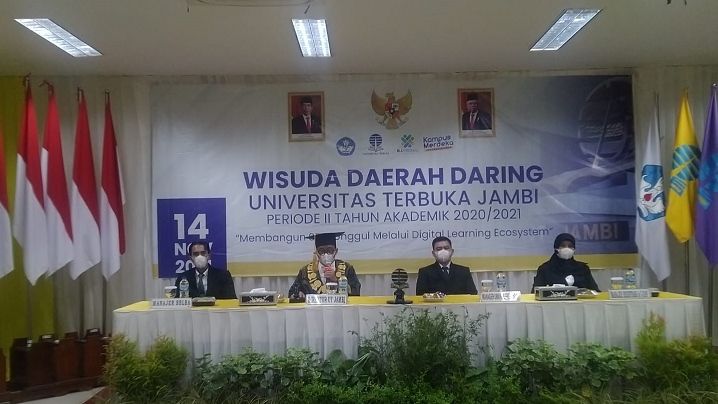 Universitas Terbuka Jambi Gelar Wisuda Daerah Secara Daring