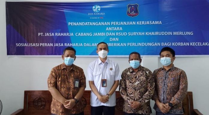 Jasa Raharja Jalin Kerjasama dengan RSUD Suryah Khairuddin Merlung