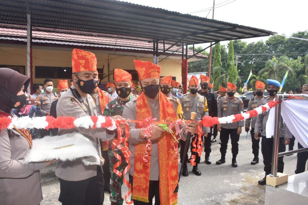 Inovasi Polri, Aplikasi Melangun dan Gedung SPKT Polres Merangin Diresmikan