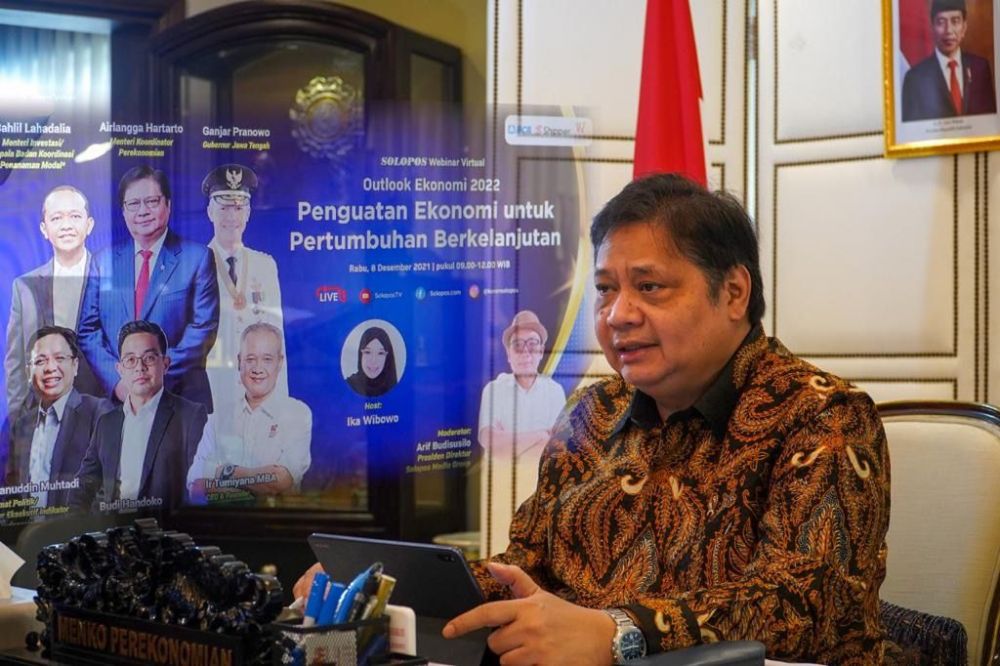 Airlangga Hartarto Optimis Lampaui Target Pertumbuhan Ekonomi di Akhir 2021