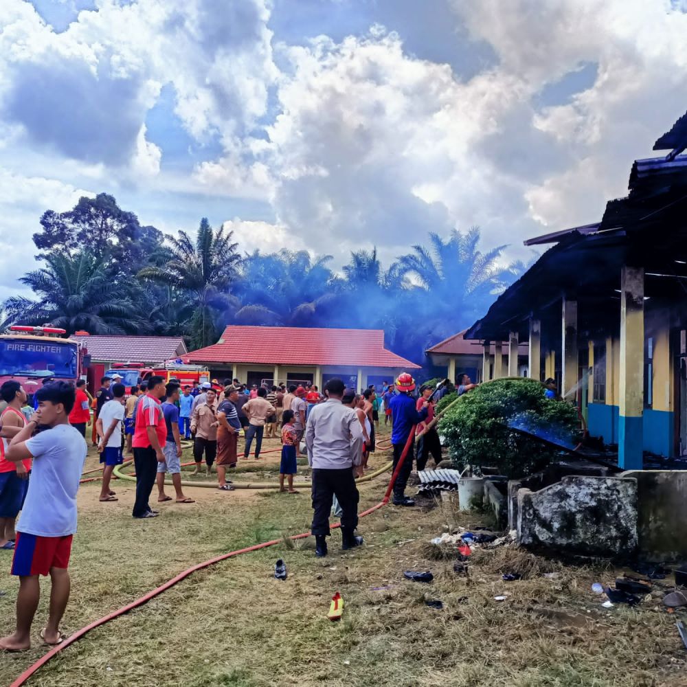 Pondok Pesantren Nidaul Quran Sarolangun Hangus Terbakar