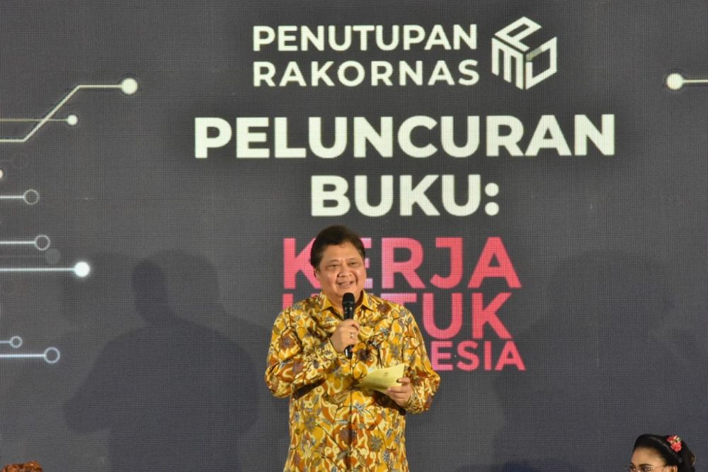 Partai Golkar Launching Buku Airlangga Hartarto “Kerja Untuk Indonesia”