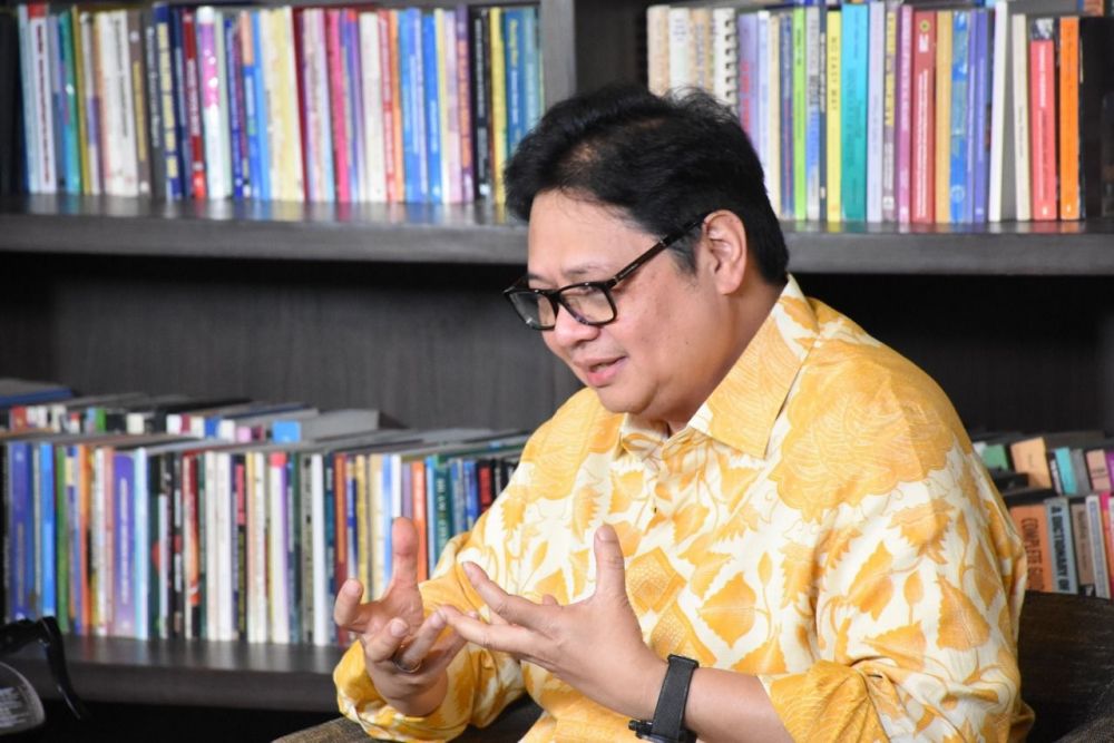 Tokoh Inspiratif Menko Airlangga Dianugrahi PMI Award 2021 