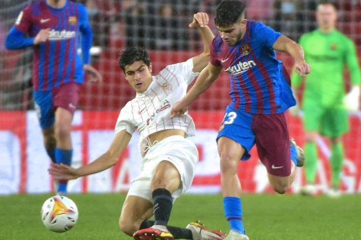 Barcelona ditahan imbang 1-1 oleh 10 pemain Sevilla