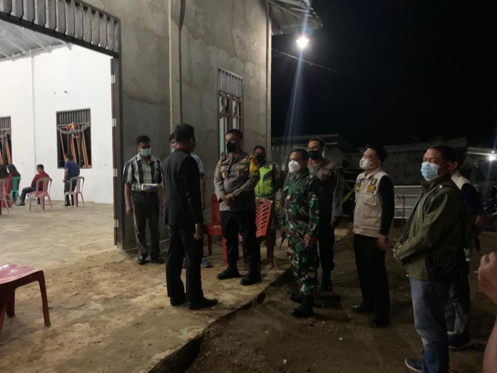 Kapolres Tanjab Timur Tinjau Lokasi Perayaan Malam Misa Natal