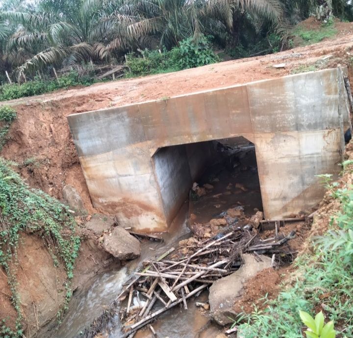 Pembangunan Box Culvert Terkesan Asal Jadi   