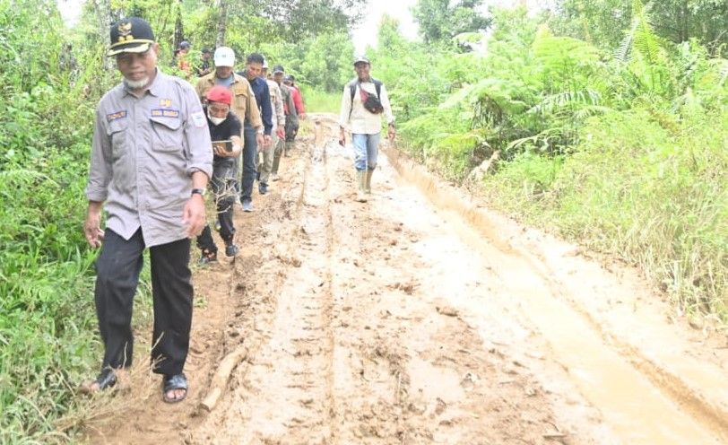 28 Persen Jalan Kabupaten Merangin Rusak   