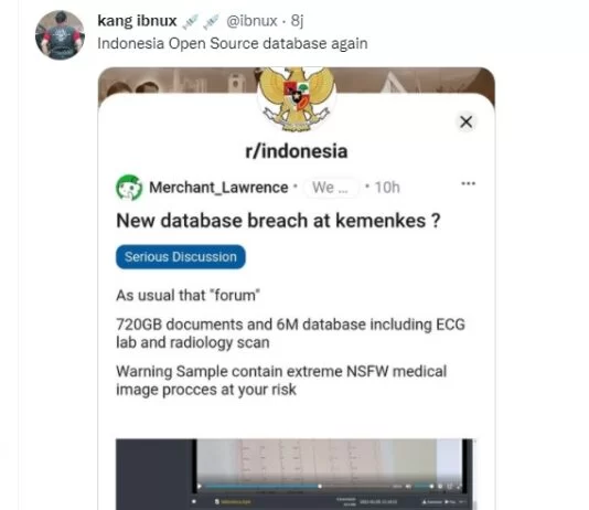 Data Pasien COVID-19 Diduga Bocor dan Dijual di Situs Reddit, Pak Menkes, Gimana Nih?