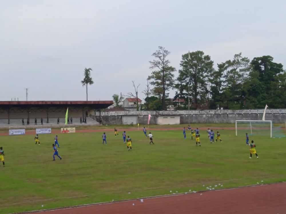 Babak Pertama, PS Kota Jambi Unggul 1-0 dari PS Sarolangun