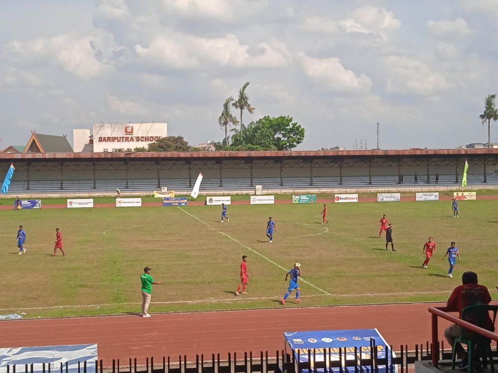 Babak Pertama, PS Kota Jambi Unggul 1-0 dari PS Tanjab Barat