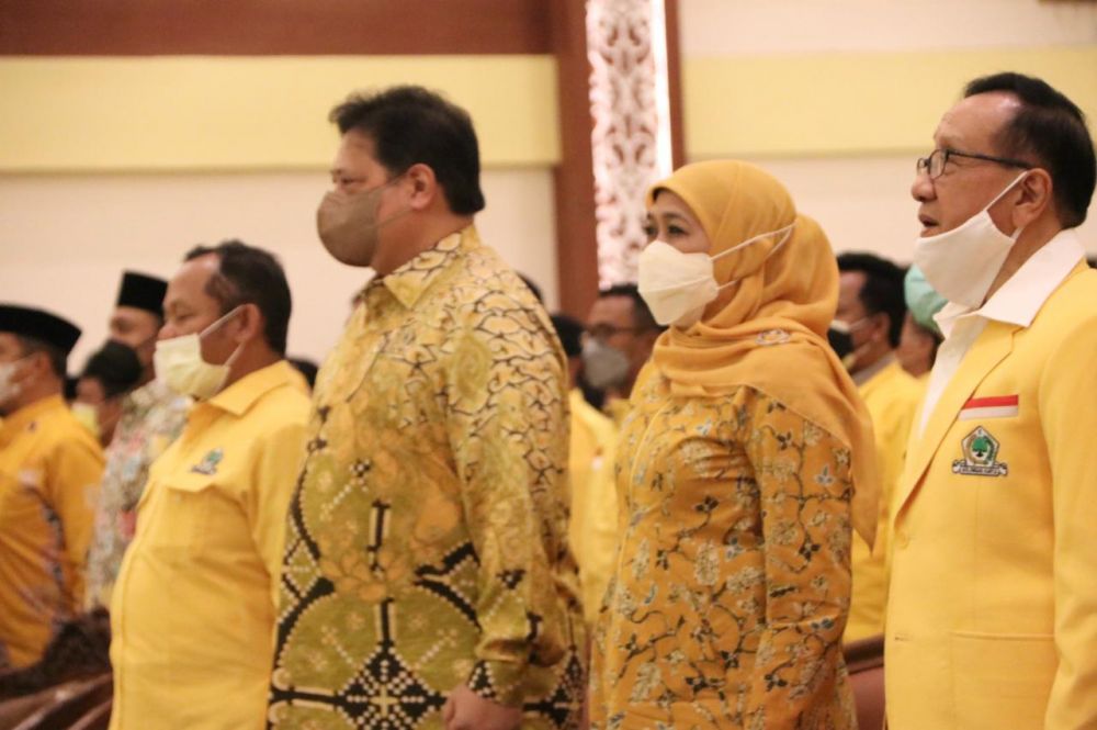 Gubernur Khofifah Sebut Sosok Airlangga Bawa Kemajuan Indonesia