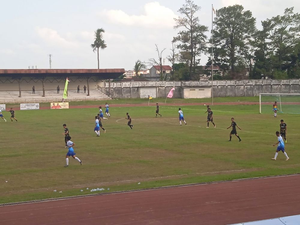 Babak Pertama, PS Merangin Gagal Eksekusi Tendangan Pinalti