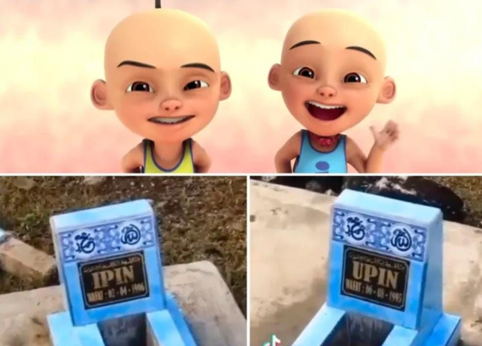 Makam Ipin dan Upin Viral, Buktikan Dua Anak Tersebut Sudah Meninggal