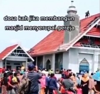 Viral Atap Masjid Dibongkar Karena Mirip Gereja, Pemkab Buka Suara