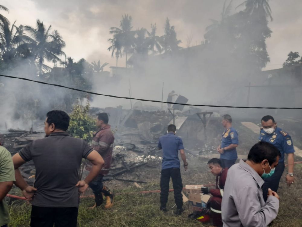 Motor, Rumah, dan 3 Bedeng Hangus Terbakar di Jelutung, Pemilik Rumah Histeris
