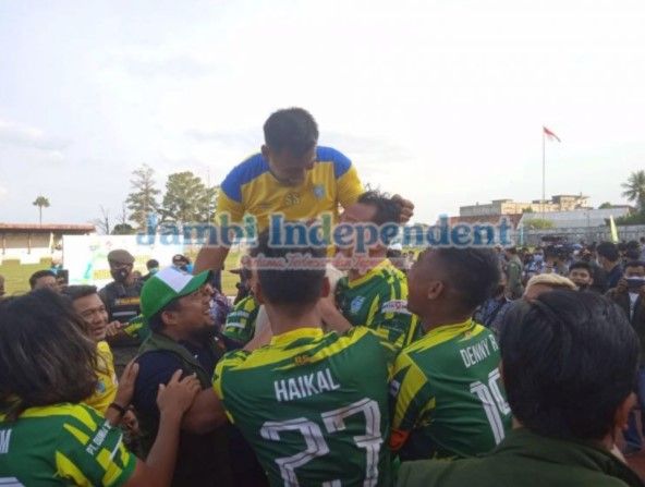 Tekuk PS Muarojambi 2-0, PS Kota Jambi Juara Gubernur Cup 2022