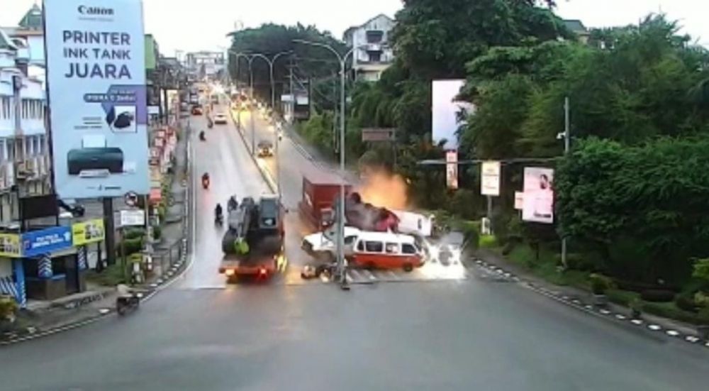 Update Jumlah Korban Kecelakaan Beruntun di Simpang Rapak