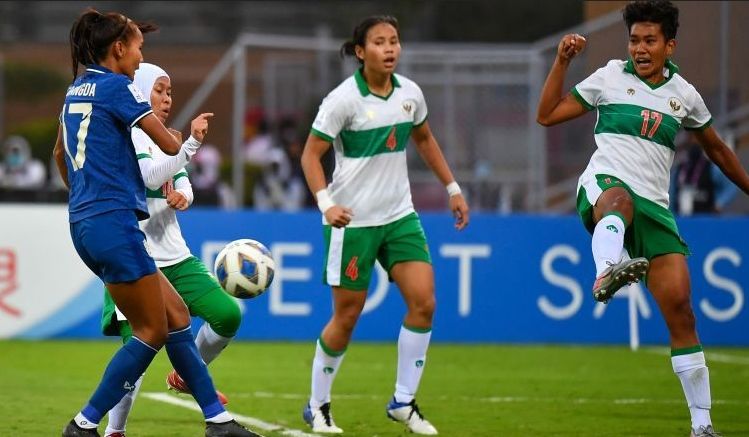 Hasil Piala Asia Wanita 2022 Timnas Putri Indonesia vs Thailand: Garuda Pertiwi Kembali Terbantai