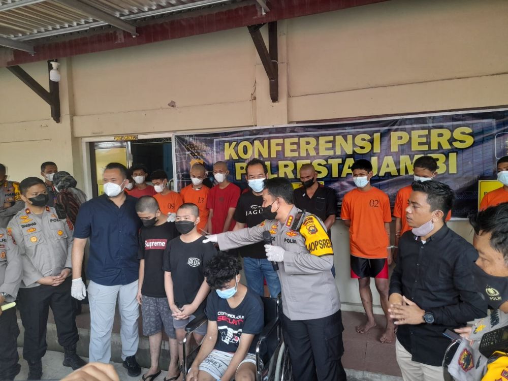 Polda Pastikan Jambi Bersih Berandalan Bermotor, 1 Pentolan Dipelor