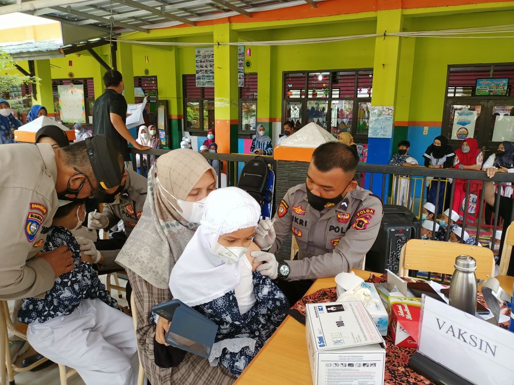 Capaian Vaksinasi Anak di Kota Jambi 70 Persen