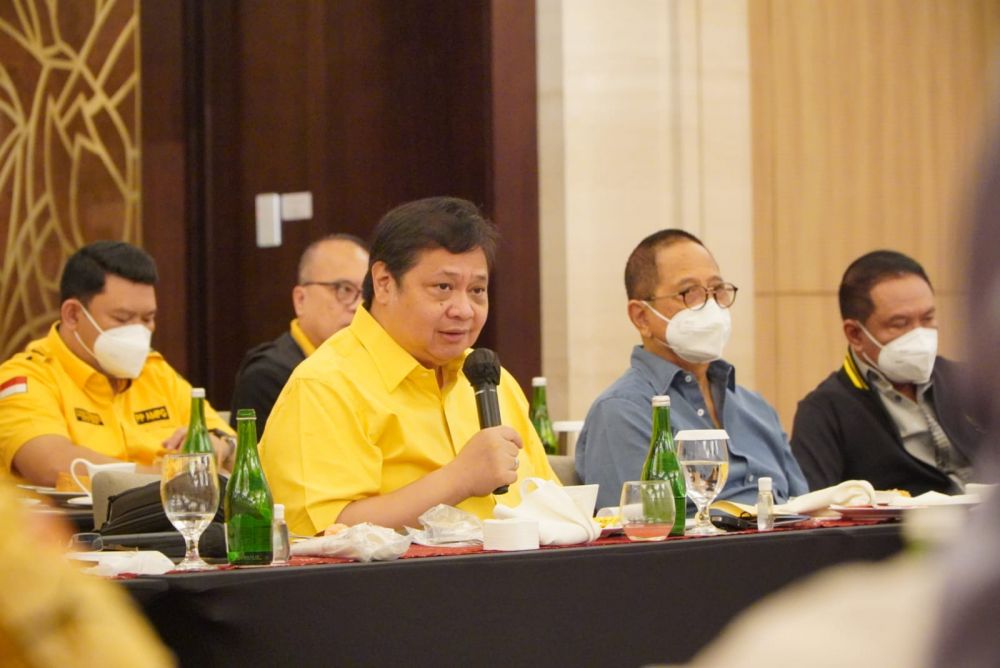 Konsolidasi Kemenangan 2024, Airlangga Hartarto Kumpulkan Ketua DPD I Golkar