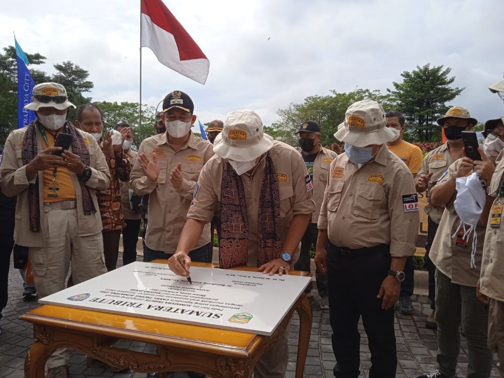 Kapolda Jambi Hadiri Pelepasan Petualang Sumatera Tribute