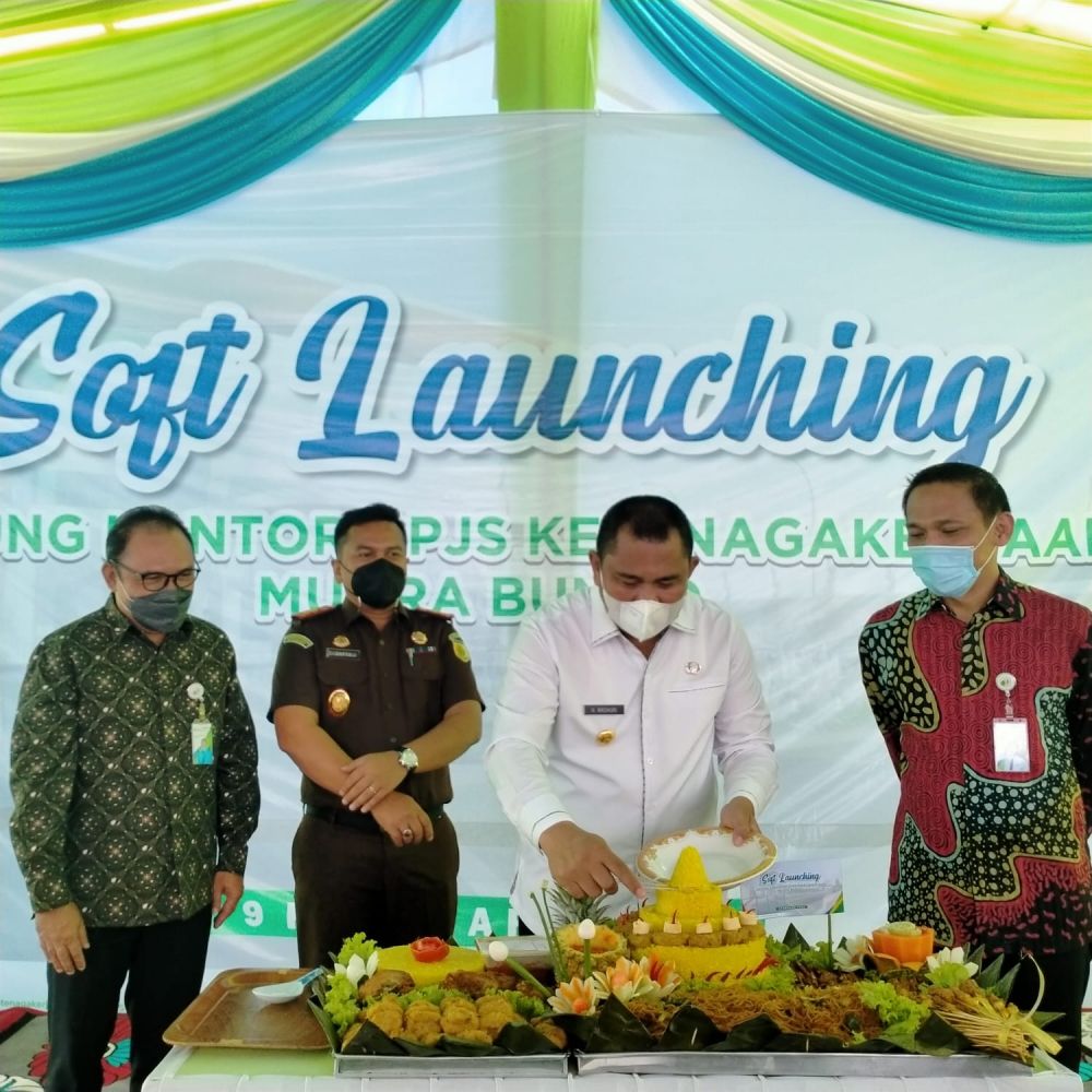 Soft Launching Gedung Kantor BPJS Ketenagakerjaan Muarabungo Diresmikan Bupati Bungo