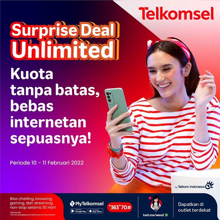 Jangan Lewatkan! Surpise Deal Unlimited, Hanya di periode 10-11 Februari 2022!